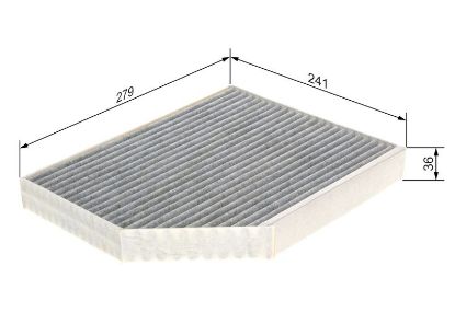 Filter, cabin air VAG - 8K0 819 439A