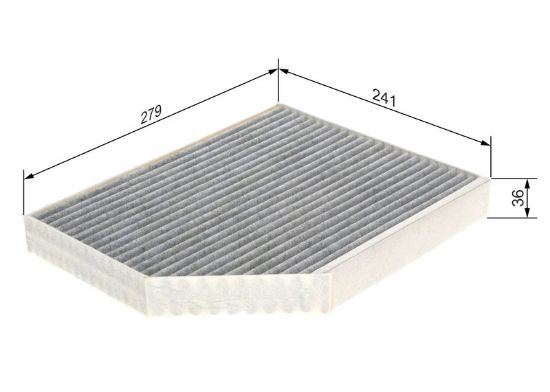 Filter, cabin air VAG - 8K0 819 439A