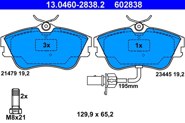 Brake Pad Set, disc brake -