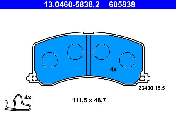 Brake Pad Set, disc brake -