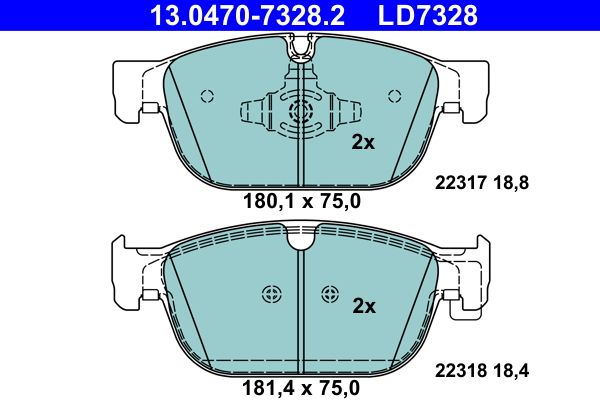 Brake Pad Set, disc brake -