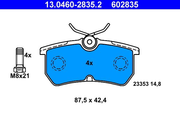 Brake Pad Set, disc brake -