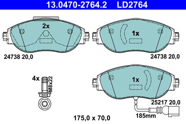 Brake Pad Set, disc brake -