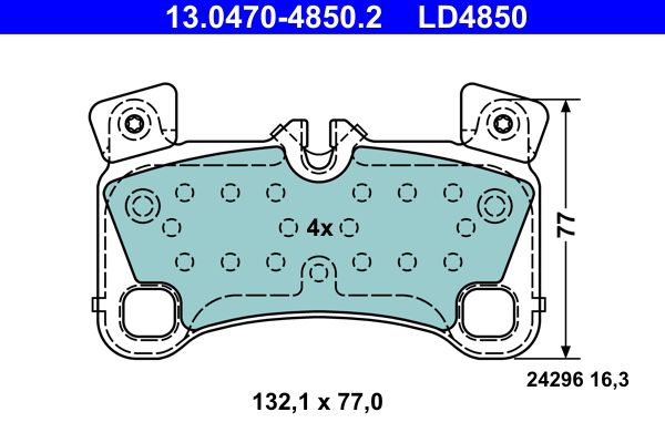 Brake Pad Set, disc brake -