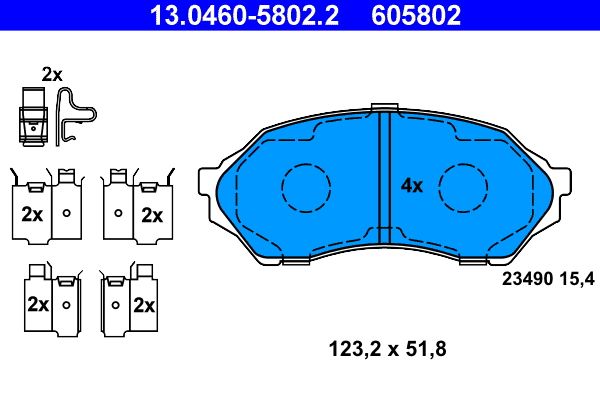 Brake Pad Set, disc brake -