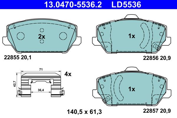 Brake Pad Set, disc brake -