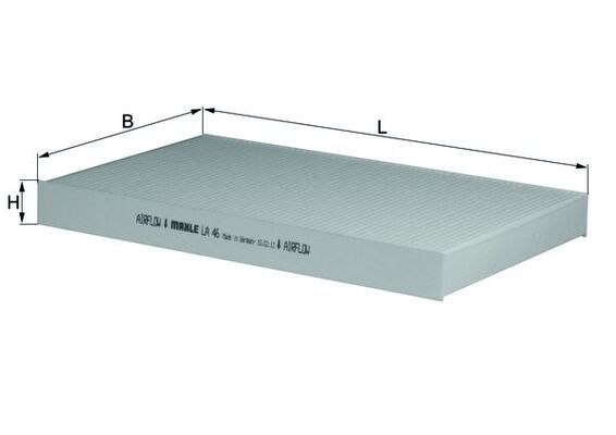 Filter, cabin air VAG - 4A0 819 439A