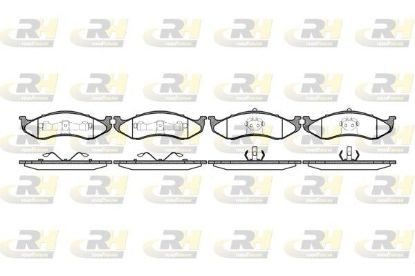 Brake Pad Set, disc brake - Brake Pad Set, disc brake -