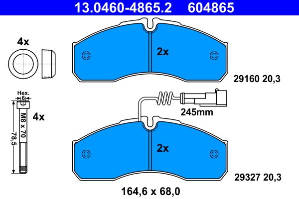 Brake Pad Set, disc brake -