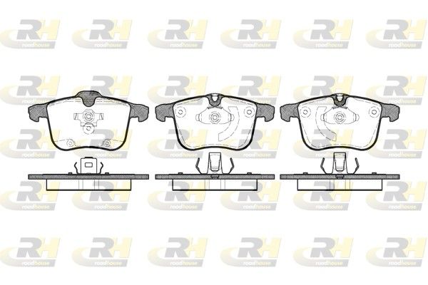 Brake Pad Set, disc brake GENERAL MOTORS - 93176379
