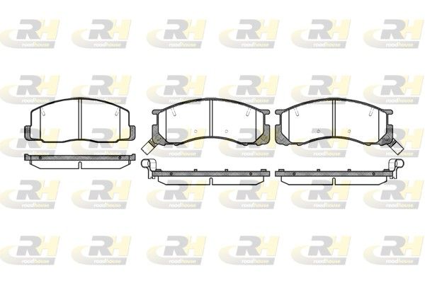 Brake Pad Set, disc brake Toyota Previa 90-96 esim.