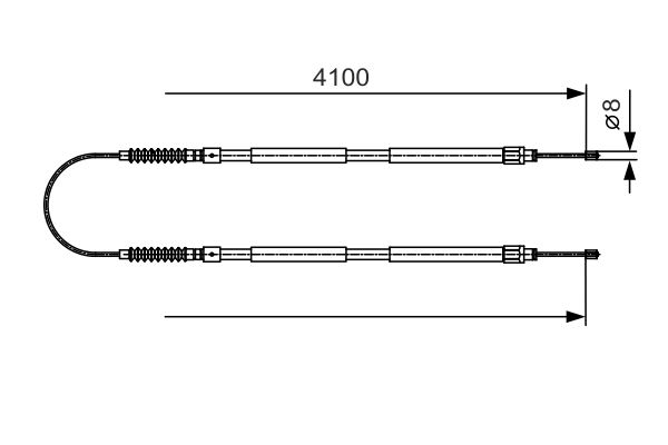 Cable Pull, parking brake -