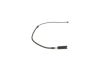 Warning Contact, brake pad wear -