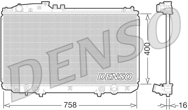 Radiator, engine cooling -