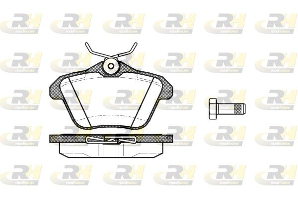 Brake Pad Set, disc brake ALFA 156/166,Lancia Kappa 96-