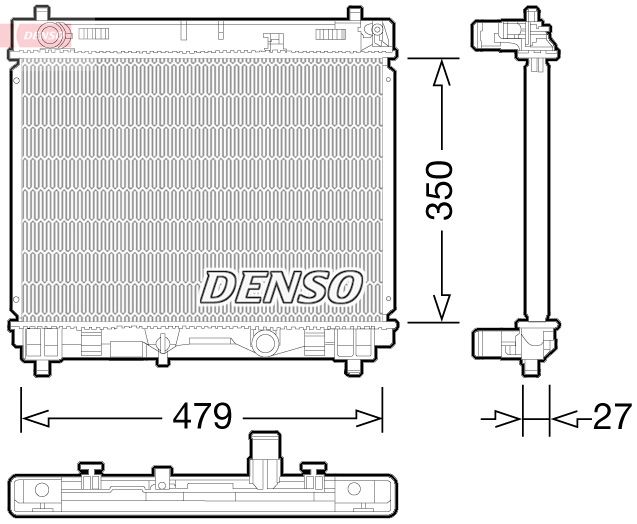 Radiator, engine cooling -