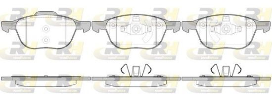 Brake Pad Set, disc brake MAZDA - BPYK-33-23Z, VOLVO - 30683554