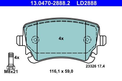 Brake Pad Set, disc brake -