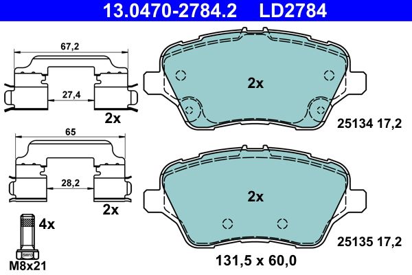 Brake Pad Set, disc brake -