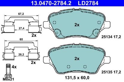 Brake Pad Set, disc brake -
