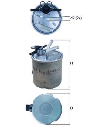 Fuel Filter NISSAN - 16400-EC00C