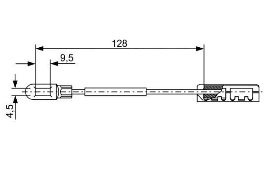 Cable Pull, parking brake -