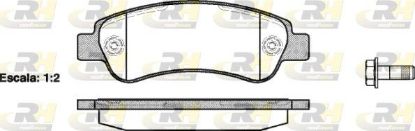 Brake Pad Set, disc brake PSA - 16 111 408 80
