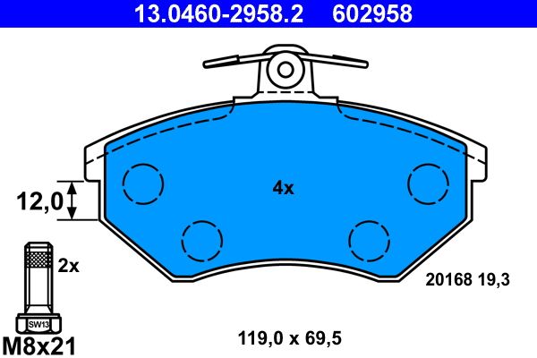 Brake Pad Set, disc brake -