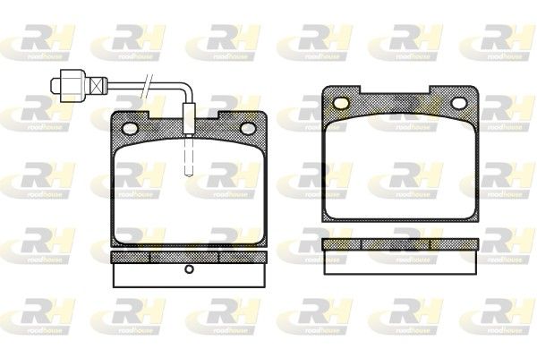 Brake Pad Set, disc brake TALBOT Simca 1.2 75-81 esim.
