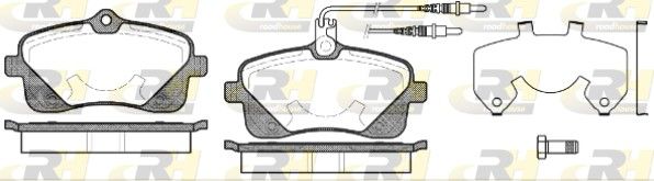 Brake Pad Set, disc brake PSA - 4254.78