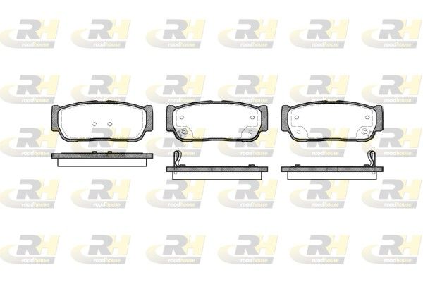 Brake Pad Set, disc brake Kia Sorento 03- tagum.