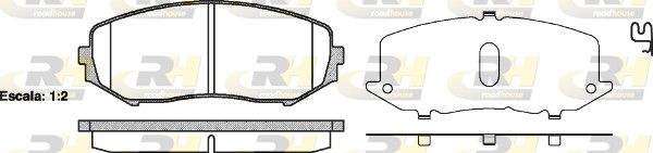 Brake Pad Set, disc brake SUZUKI - 52200-65J00