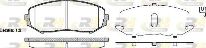 Brake Pad Set, disc brake SUZUKI - 52200-65J00
