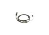 Warning Contact, brake pad wear -