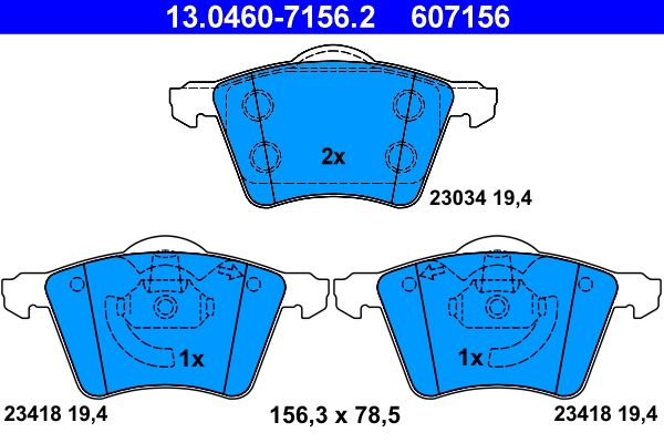 Brake Pad Set, disc brake -