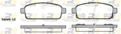 Brake Pad Set, disc brake GENERAL MOTORS - 13411383