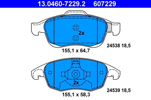 Brake Pad Set, disc brake -