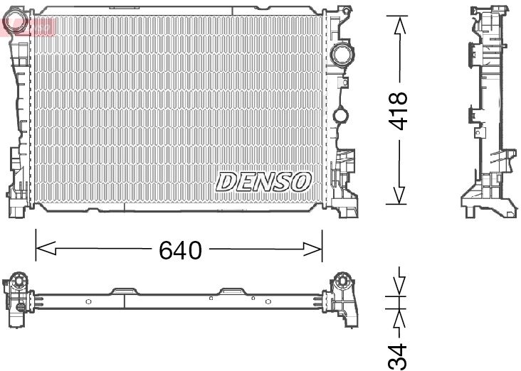 Radiator, engine cooling -