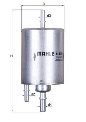 Fuel Filter VAG - 4F0 201 511 C