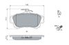 Brake Pad Set, disc brake VOLVO - 30623253