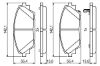 Brake Pad Set, disc brake MAZDA 3 (BM), 3 Sedaan (BM)