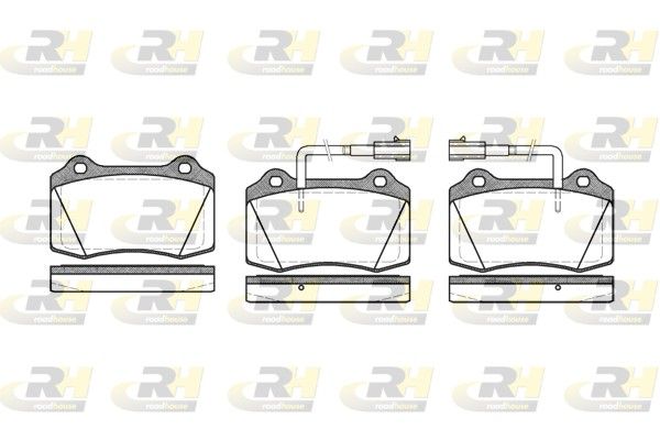 Brake Pad Set, disc brake ALFA 147/156 02- esim.