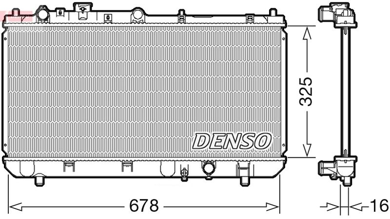 Radiator, engine cooling -