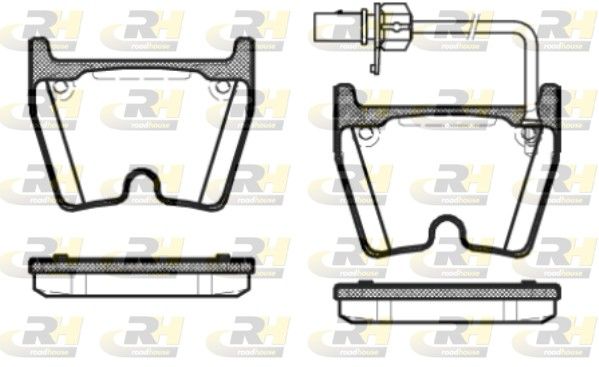 Brake Pad Set, disc brake Audi 8T0698151B