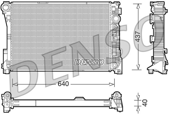 Radiator, engine cooling -