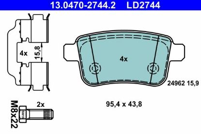 Brake Pad Set, disc brake -