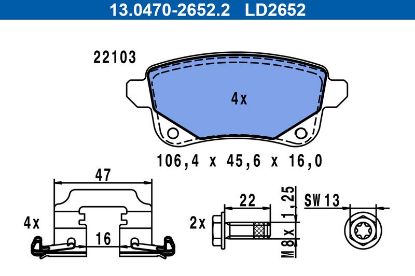 Brake Pad Set, disc brake -