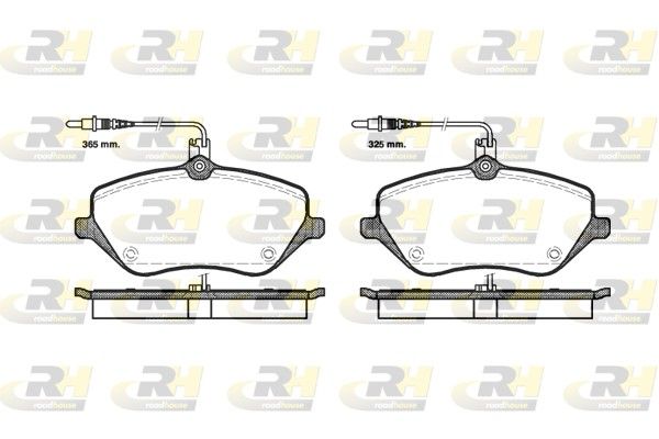 Brake Pad Set, disc brake PSA - 16 113 349 80