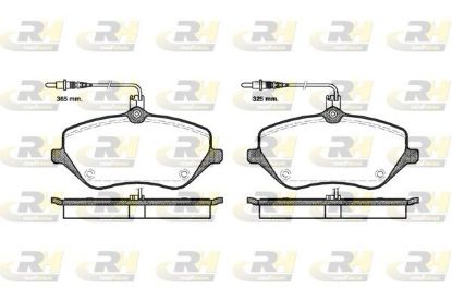 Brake Pad Set, disc brake PSA - 16 113 349 80