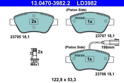 Brake Pad Set, disc brake -